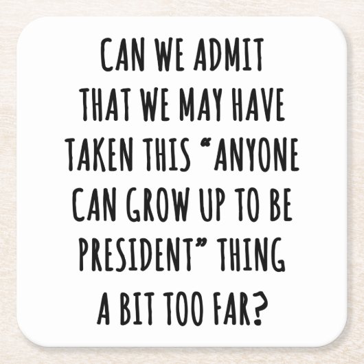 Kunnen we toelaten kartonnen onderzetters (Voorkant)