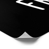 Kunnen we vrienden grappige bug pun donker BG Poster (Hoek)