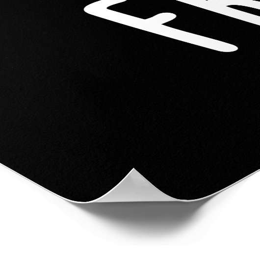 Kunnen we vrienden meenemen Grappige Kaas Pun Dark Poster (Hoek)