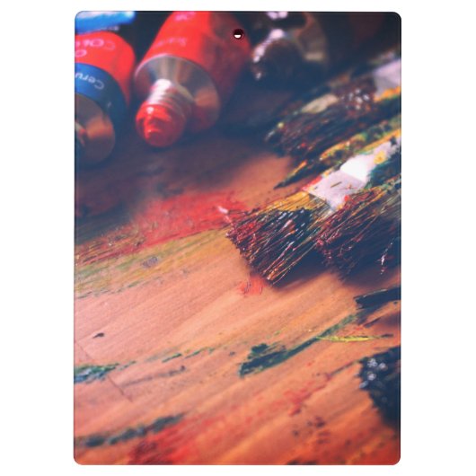 Kunsstudio op maat klembord (Achterkant)