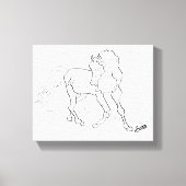 Kunst aan de Muur: Arabisch Canvas Afdruk (Voorkant)