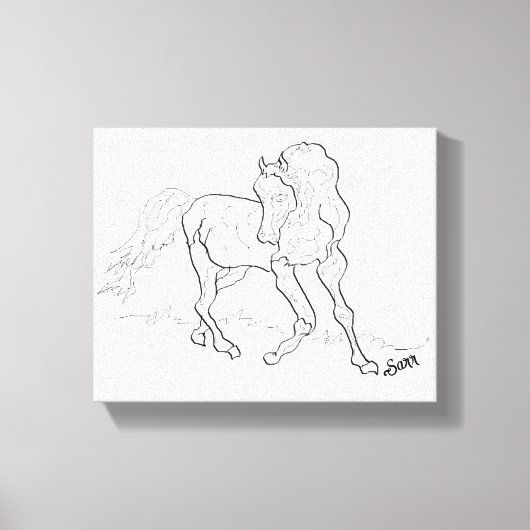 Kunst aan de Muur: Arabisch Canvas Afdruk (Voorkant)