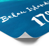 Kunst aan de muur Belau-eilanden 1783 Poster (Hoek)