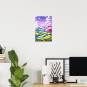 Kunst aan de muur. Droomdorp Poster (Thuiskantoor)