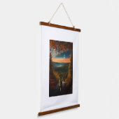 kunst aan de muur hangend wandkleed (Gebogen)