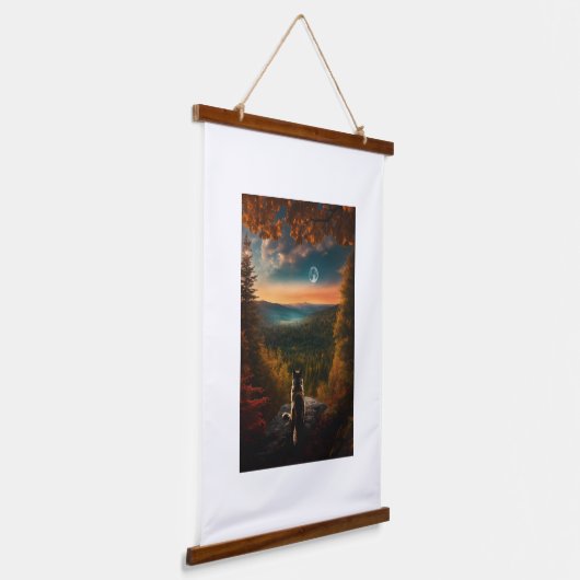 kunst aan de muur hangend wandkleed (Gebogen)