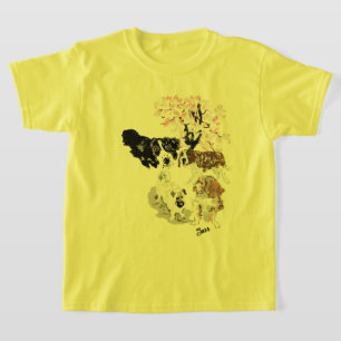 kunst aan de muur: Het is een hondje, hondenwereld T-shirt