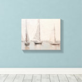 Kunst aan de Muur - Kust Canvas Afdruk (Insitu (Houten vloer))