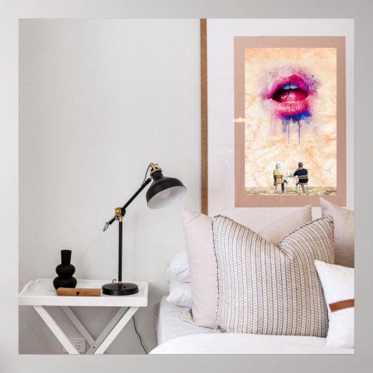 Kunst aan de muur. poster (Voorkant)