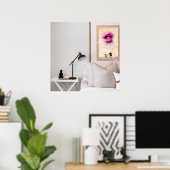 Kunst aan de wand. poster (Thuiskantoor)