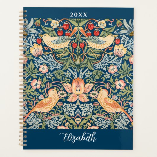  kunst, aardbeiendief, naam en jaarplanner planner (Voorkant)