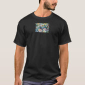 Kunst Abstract Aviary Stream Jeff Hankamer Artjunk T-shirt (Voorkant)