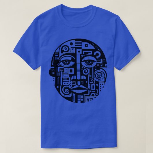 Kunst Abstract gezicht 3 T-shirt (Design voorkant)