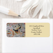 Kunst Abstract het Adres Etiket van de Terugkeer v (Insitu)