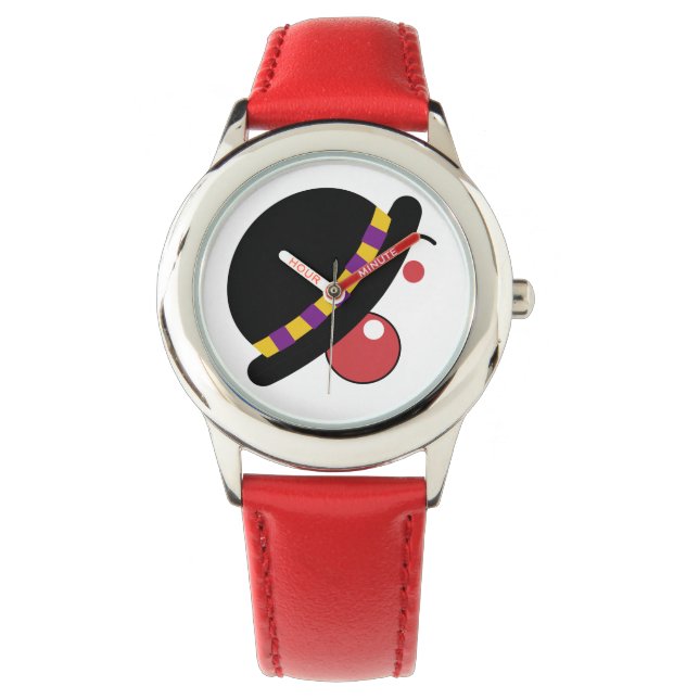 Kunst Abstract Kind Horloge (Voorkant)