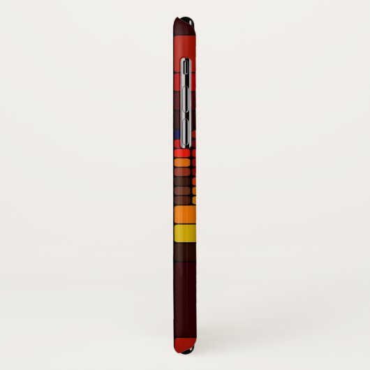 Kunst abstract levendig geometrisch patroon van de Case-Mate iPhone case (Achterkant/links)