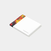 Kunst abstract levendig geometrisch patroon van de post-it® notes (Schuin)