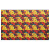 Kunst abstract levendig geometrisch patroon van de stof (Fat Quarter)