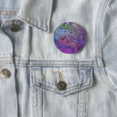 Kunst Abstract Ronde Button 5,7 Cm (In situ)