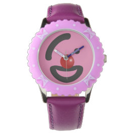 Kunst Abstracte Kinder Clown Horloge