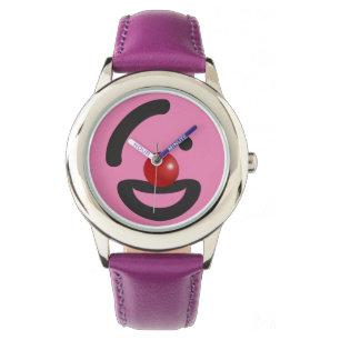 Kunst Abstracte Kinder kappen Horloge