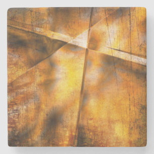 Kunst abstracte kleurrijke achtergrond stenen onderzetter