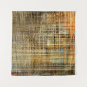 Kunst abstracte kleurrijke geometrische snijpuntac wandkleed (Voorkant (horizontaal))