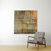 Kunst abstracte kleurrijke geometrische snijpuntac wandkleed (In Situ (horizontaal))