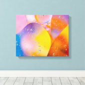 Kunst achtergronden canvas afdruk (Insitu (Houten vloer))