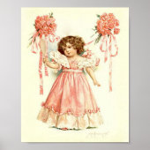 Kunst Afdrukken van Maud Humphrey A Bouquet van Ro Poster (Voorkant)