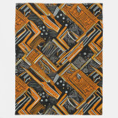 kunst - afrika fleece deken (Voorkant)