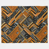 kunst - afrika fleece deken (Voorkant (Horizontaal))