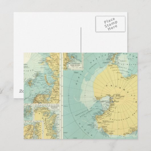 Kunst, Antarctica Briefkaart (Voorkant / Achterkant)