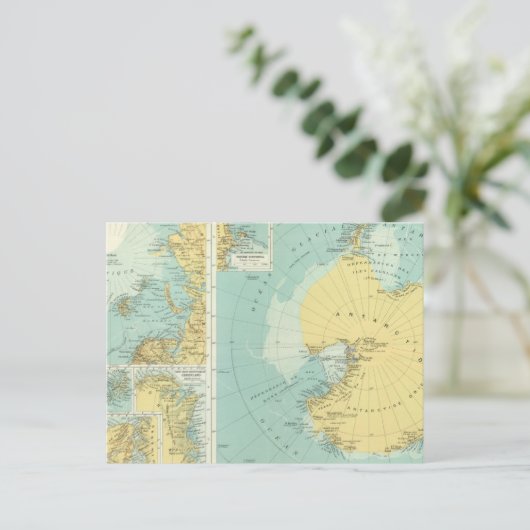 Kunst, Antarctica Briefkaart (Staand voorkant)