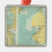 Kunst, Antarctica Metalen Ornament (Voorkant)