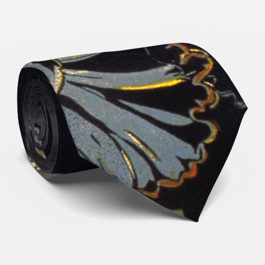 kunst - Aquarium kwallen Stropdas (Opgerold)