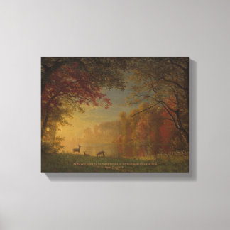 Kunst "As Deer Pant for Water" Canvas Afdruk