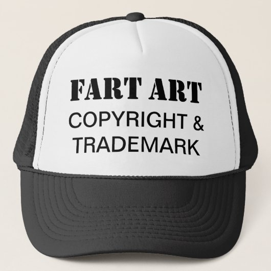 Kunst, auteursrecht en handelsmerk Trucker Hat Trucker Pet (Voorkant)