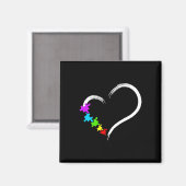 Kunst Autisme Awareness Puzzle Simple Idee Aut Magneet (Voorkant / Achterkant)