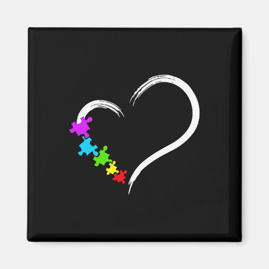 Kunst Autisme Awareness Puzzle Simple Idee Aut Magneet (Voorkant)