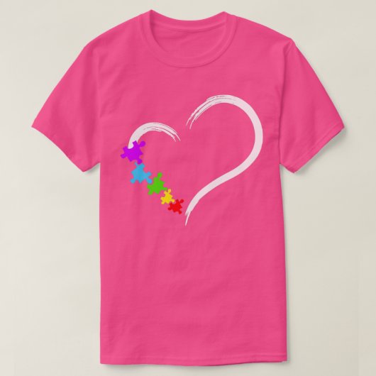 Kunst Autisme Awareness Puzzle Simple Idee Aut T-shirt (Design voorkant)