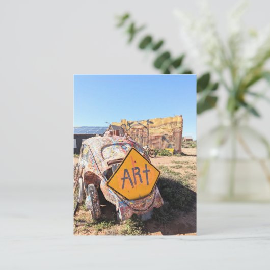 Kunst auto, Silverton NSW Briefkaart (Staand voorkant)