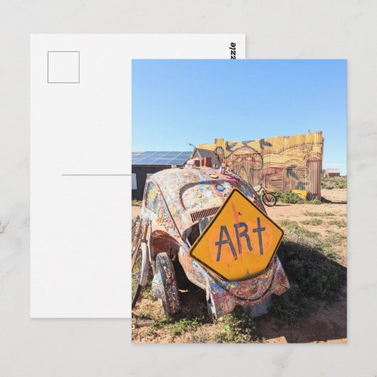 Kunst auto, Silverton NSW Briefkaart (Voorkant / Achterkant)