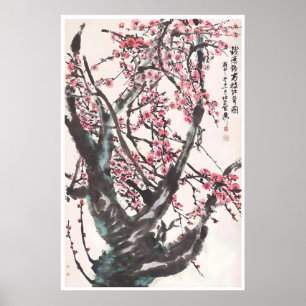 Kunst Aziatische Kersenbomen Muurkunst Japanse Pos Poster