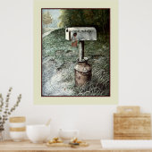  Kunst, B. Mitchell Country Mailbox Poster (Keuken)