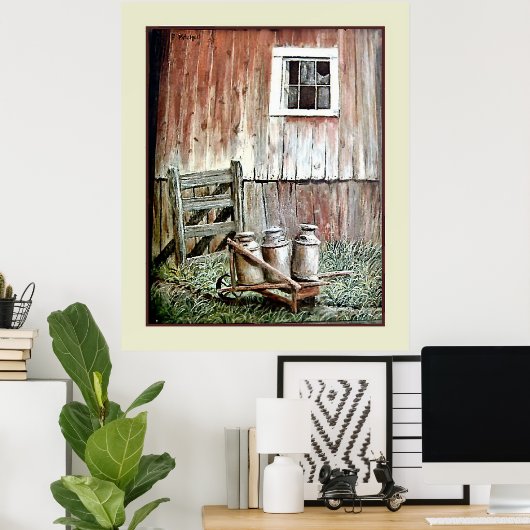  Kunst, B. Mitchell Milk Jugs Poster (Thuiskantoor)