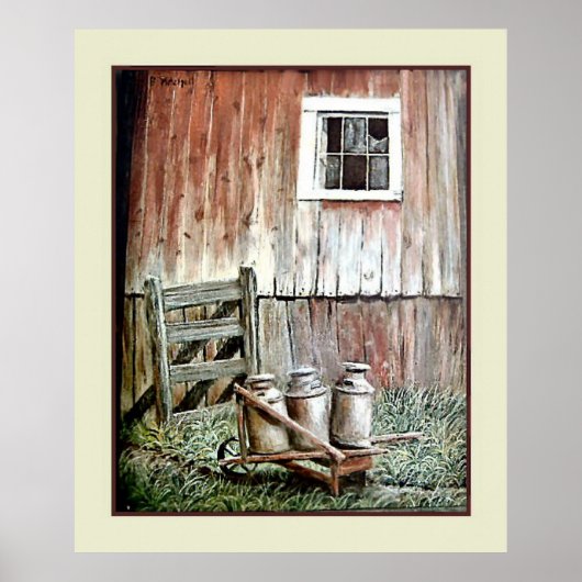  Kunst, B. Mitchell Milk Jugs Poster (Voorkant)