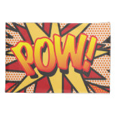 Kunst BANG POW Plezier Retro Strip Pop Art Kussensloop (Achterkant)