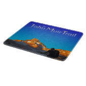 Kunst - Banner Peak - John Muir Trail Text Snijplank (Hoek)
