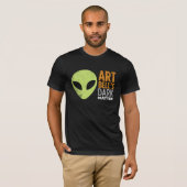 Kunst Bell's donkere materie (Alien Head) T-shirt (Voorkant volledig)